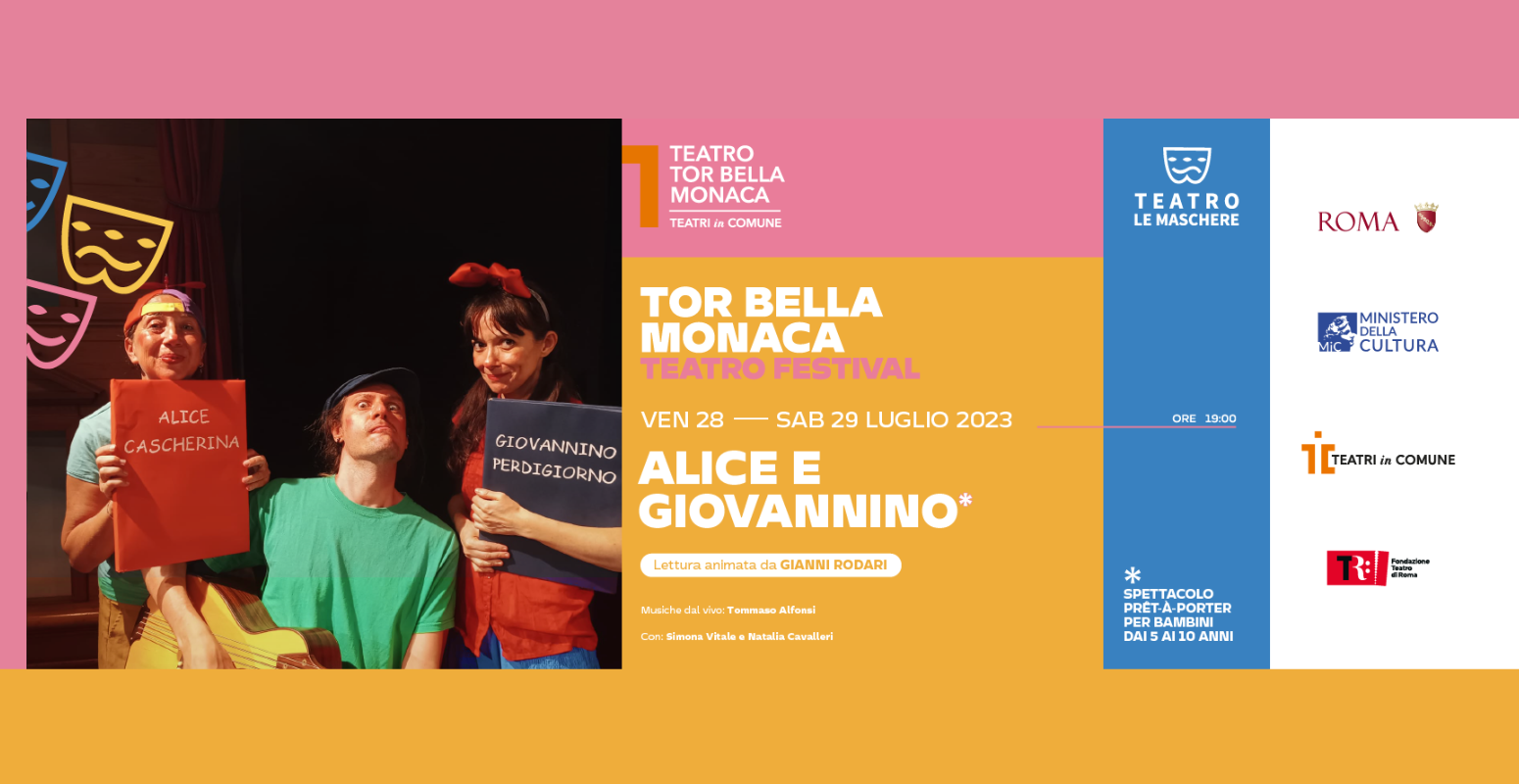 I Nostri Spettacoli Al Teatro Tor Bella Monaca, Dal 7 Al 29 Luglio!